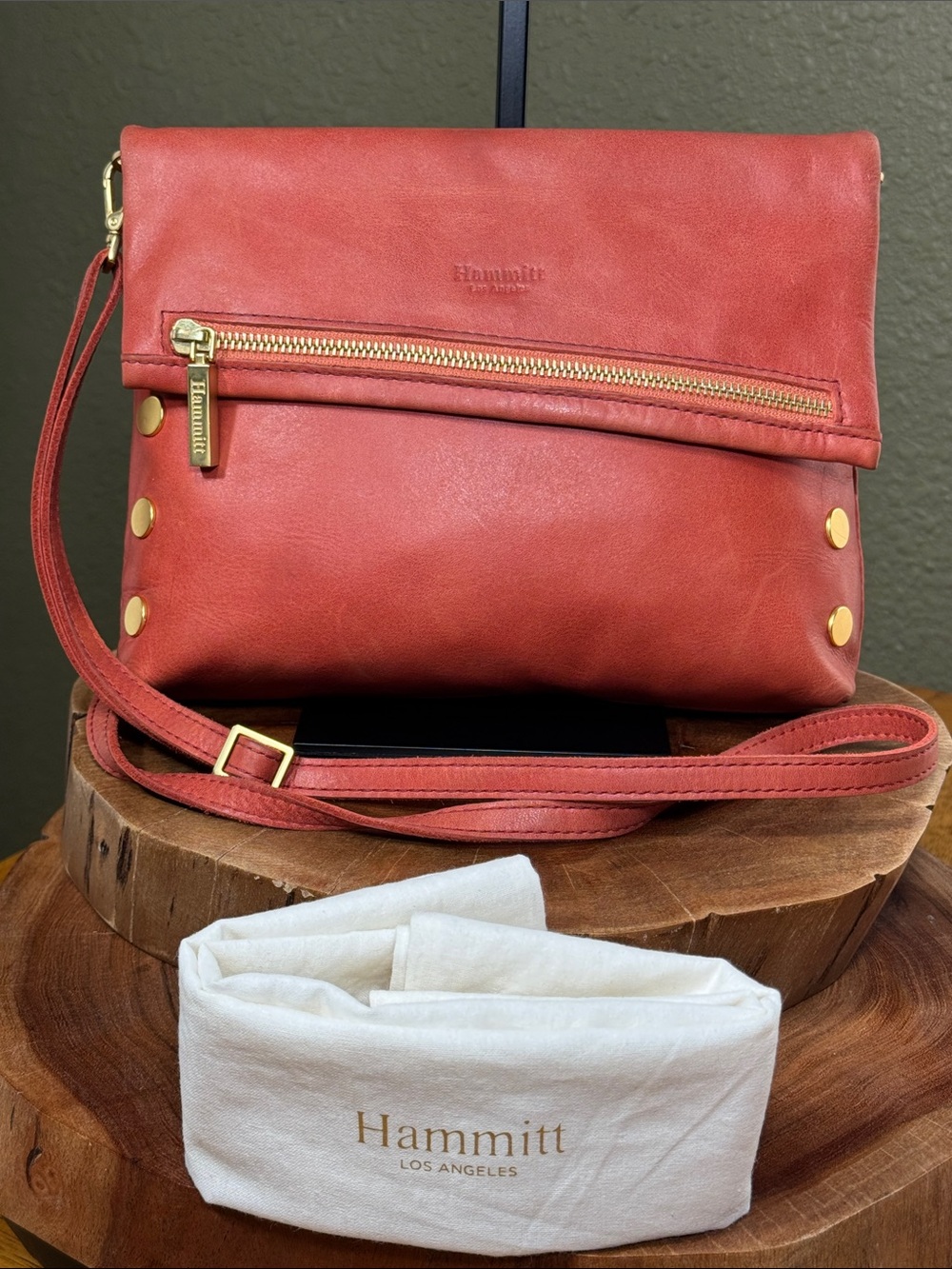 HAMMITT VIP MEDIUM SMOOTH LEATHER CROSSBODY